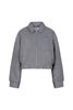 Jacket Julia lofty manner jas vest bomber grijs