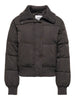 JDYNELSON SHORT PUFFER OTW SIJ chocolate torte jas puffer bomberjas donkerbruin bruin