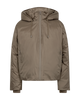 FQPRALA-JACKET morel freequent gevoerde jas beige kaki taupe