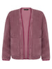 ydence jacket sally mauve jas vest teddy paars roze