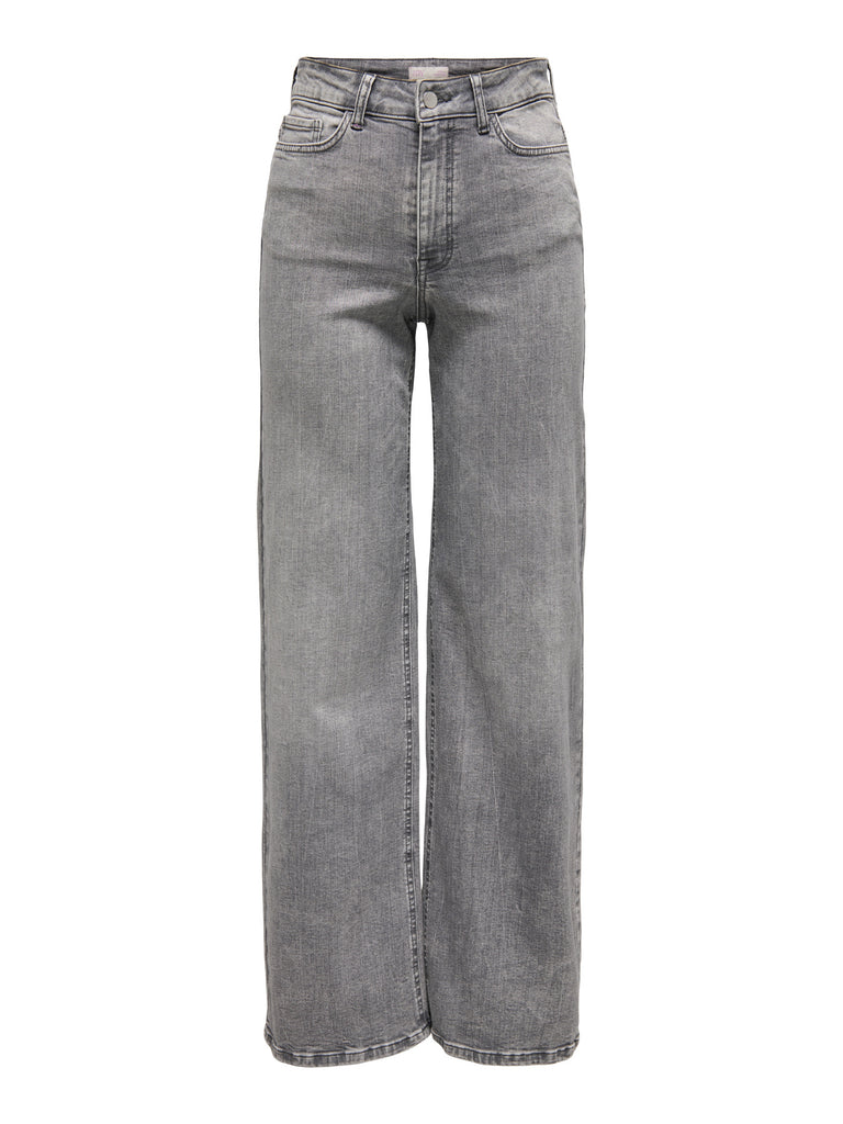 JDYFELINA-FINA HW WIDE LT GREY JEAN
