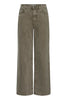 PZGIANNI UHW Jeans Wide Leg grape leaf pulz jeans wijde pijpen hoge taille grijsgroen