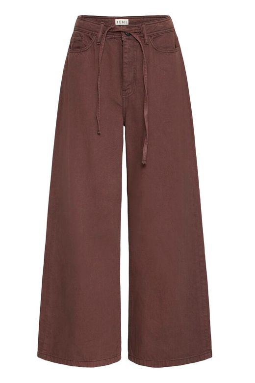 IHHEZANO WIDE PA Chicory Coffee - Brown ichi jeans bruin