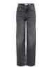 JDYSANDRA HW STONE STRAIGHT JEANS DNM medium grey denim jeans grijs glitter