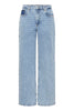 PZVEGA UHW JEANS WIDE LEG stone blue denim pulz jeans 