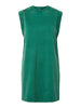 PCCHILLI SL SHORT WASHED DRESS FC BC Aventurine WASHED - Love EMB at the back pieces jurk groen afgewassen love