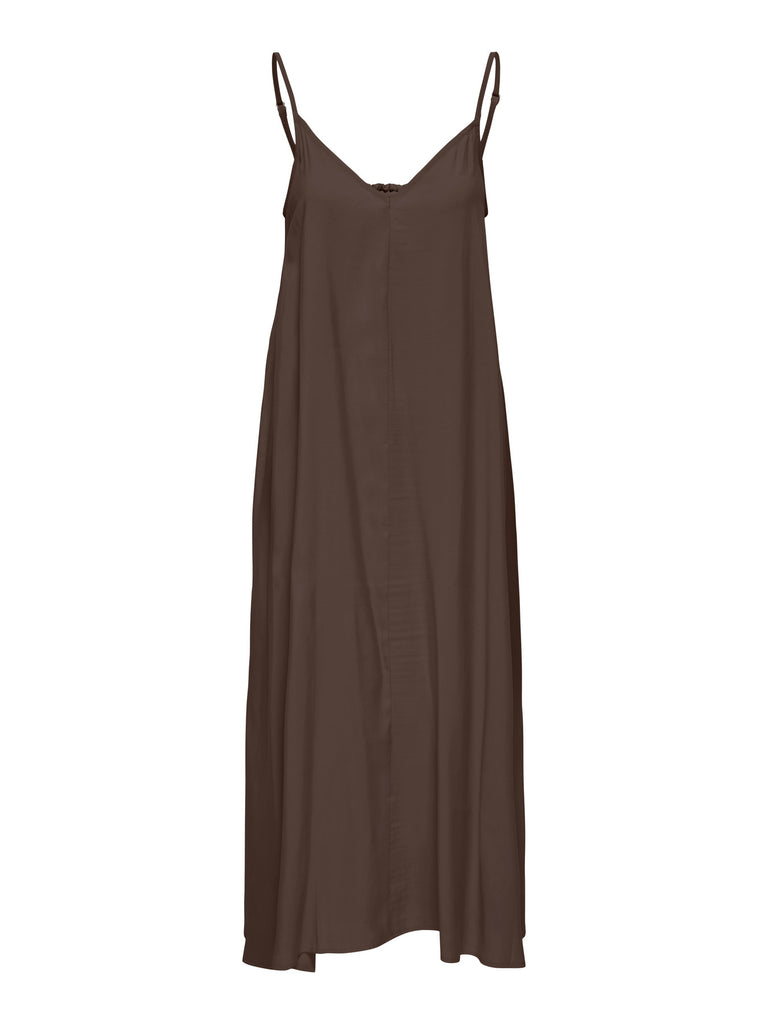JDYESTELLE S/L MIDI DRESS WVN bruin