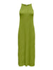 JDYFELIZIA S/L DRESS JRS lima bean green Lange mouwloze jurk gifgroen 