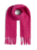 PCnikita long scarf noos bc beetroot purple pieces felroze franjes warm lang zacht