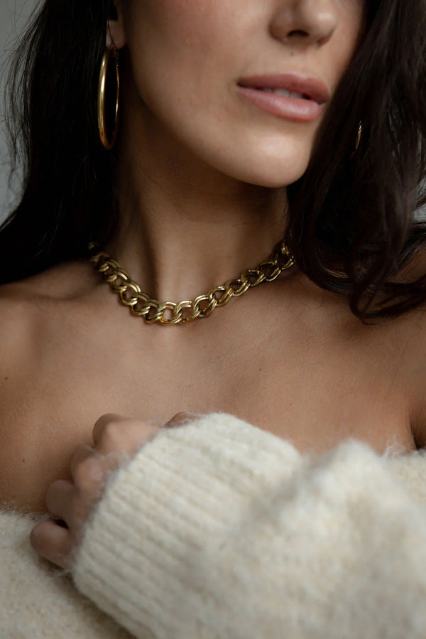 MASTE ANTWERP halsketting marcelle goud stainless steel