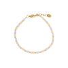 Label kiki ocean terra bracelet gold stainless steel goud armband blauw beige