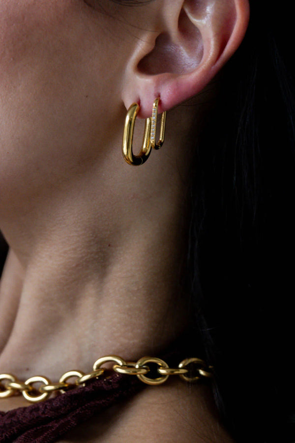 oorbellen lou masté antwerp goud