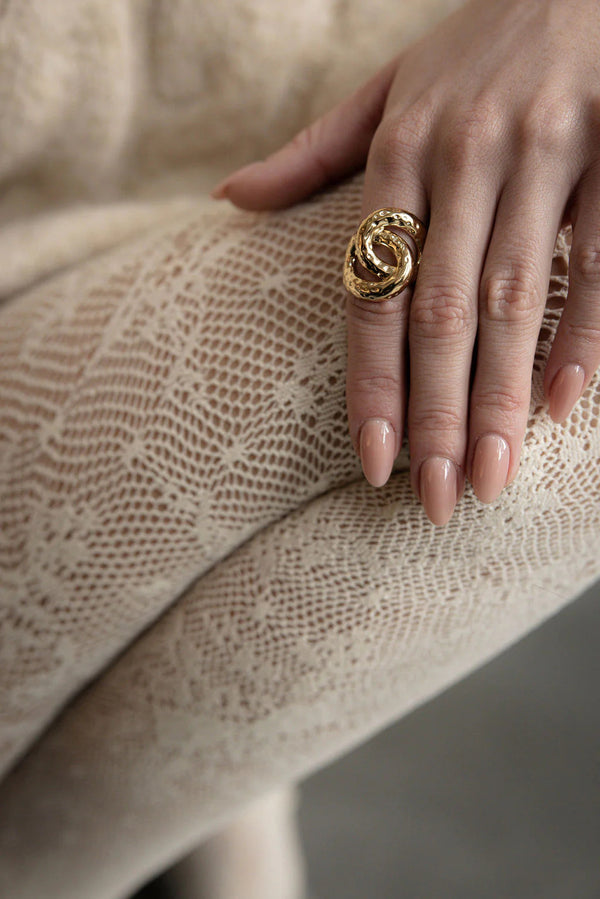 maste antwerp ring thelma goud stainless steel