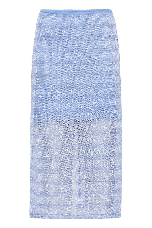 IHPILOUA SK2 wedgewood stripe blue ichi rok glitter blauw
