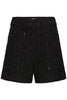 IHNINKY SHO black ichi short zwart glitter