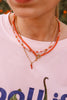 Label Kiki spicy pepper necklace gold necklace halsketting goud rode peper