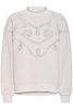 PZISABELLA SWEATSHIRT Light Grey Melange pulz jeans sweater grijs