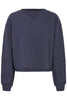 IHMARDES SW2 dark navy blue ichi sweater lange mouwen ronde hals donkerblauw