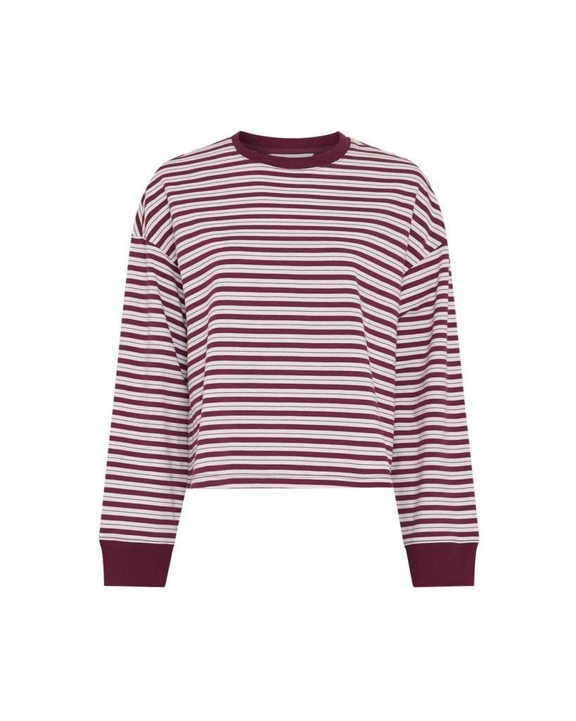 MSCHMonde Krestiane Pullover STP 
egret/rhododendron sweater t-shirt bordeaux