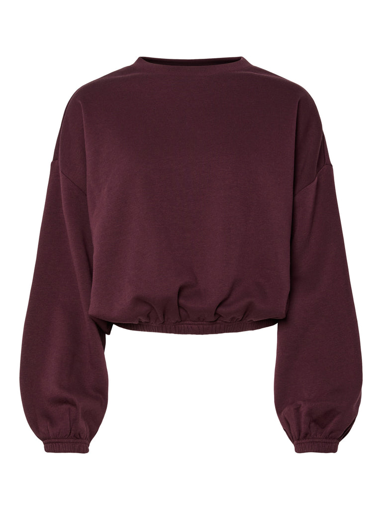 PCrobble ls sweat bc winetasting pieces sweater bordeaux