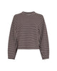 MSCHSofia Sweatshirt STP mole oatmeal msch copenhagen sweater bruin wit
