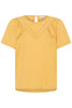 PZBIANCA WING TSHIRT ochre yellow pulz jeans okergeel