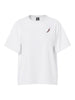 PCBINDI SS PRINTED T-SHIRT JRS BC bright white back print chili pepper pieces t-shirt peper