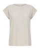 FQblond tee freequent t-shirt moonbeam beige