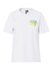 PCBRIANNA SS PRINTED T-SHIRT JRS BC pieces t-shirt citroen citrus wit