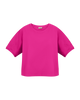 FQCOMTE-TEE fuchsia purple freequent t-shirt halflange mouwen felroze