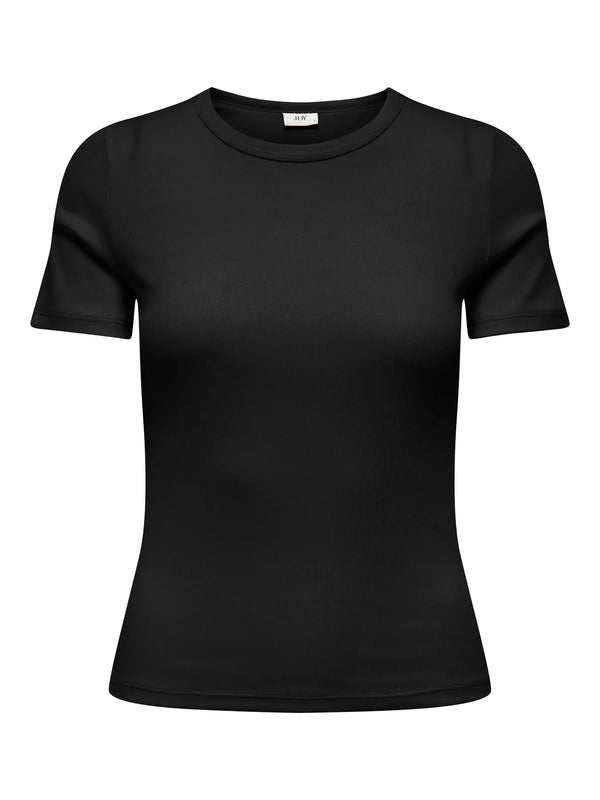 JDYLUCKY S/S O NECK TOP JRS NOOS black