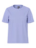 PCRIA tee baby lavender pieces t-shirt korte mouwen ronde hals paars lila lavendel