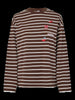 PCSADIE LS EMB TEE JRS t-shirt Pieces