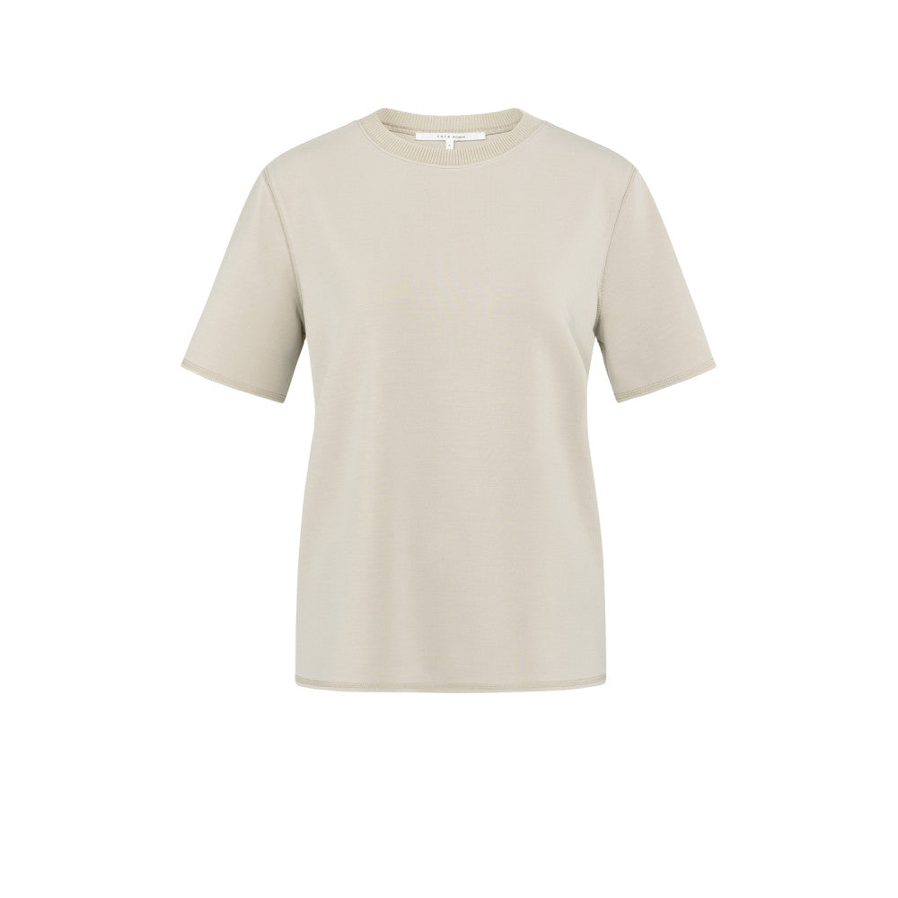 yaya 01-109097-601 oxford tan brown t-shirt beige