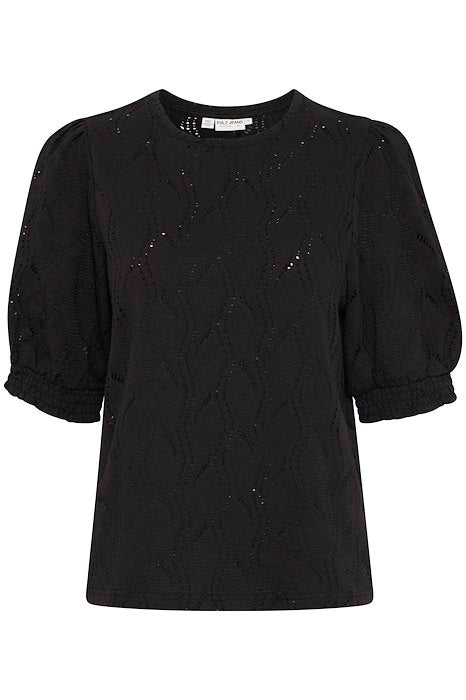 PZada t-shirt zwart black pulz jeans