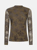 ydence top anouk olive kaki mesh