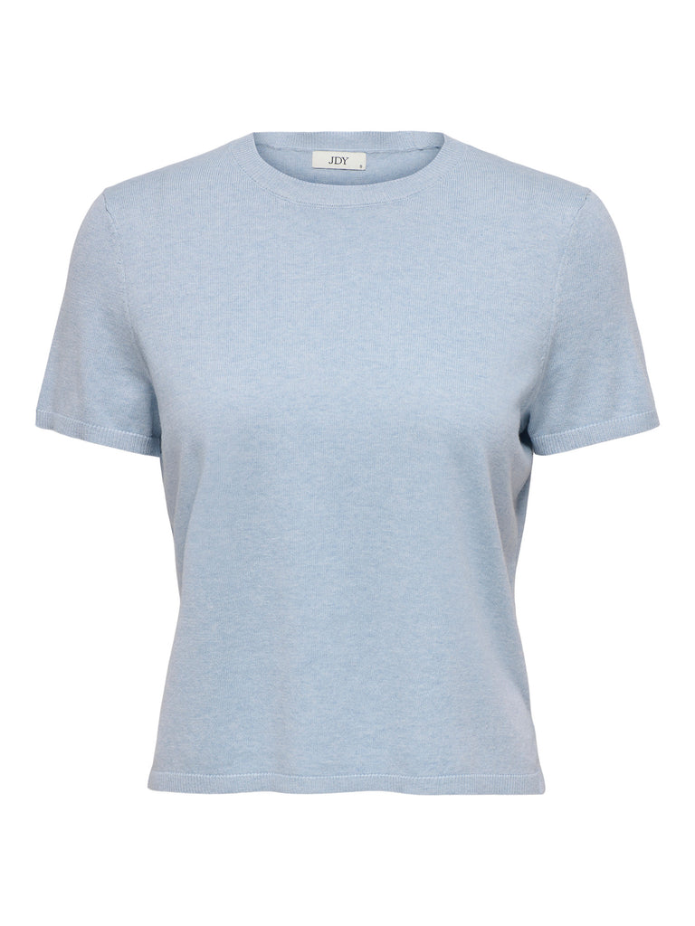 JDYBODIL S/S O-NECK PULLOVER kentucky blue trui top lichtblauw