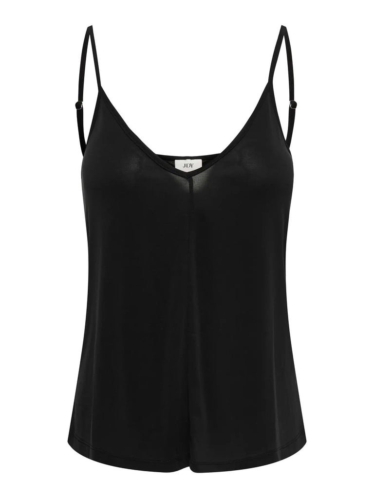 JDYBRITT LIFE SINGLET TOP JRS black top zwart