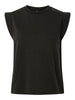 PCCHILLI SUMMER SL WASHED TOP JRS BC black pieces top zwart