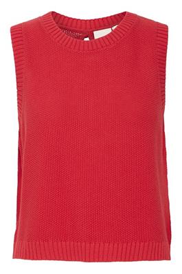 IHdotties wa ichi mars red gebreide top ronde hals strikjes rood