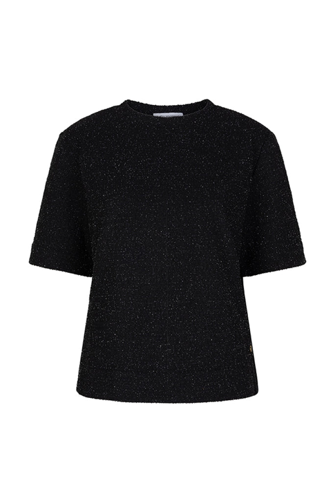 Top Eva black lofty manner zwart glitter set