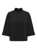 JDYGEGGO LIFE 3/4 HIGHNECK TOP JRS DIA black zwart
