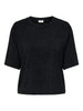 JDYKALLAS S/S O NECK T-SHIRT JRS black t-shirt halflange mouwen zwart glitter