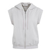 01-019150-603 Mouwloze hoodie met koorden yaya temple gray