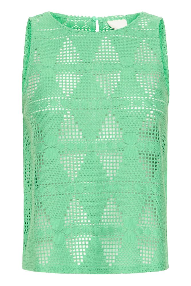 IHOVA TO Greenbriar - Green  ichi mouwloze top set groen