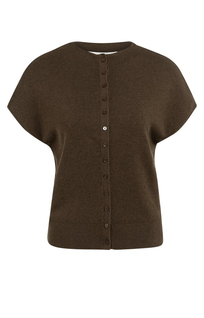 YAYA 01-010163-607 slate black brown melange