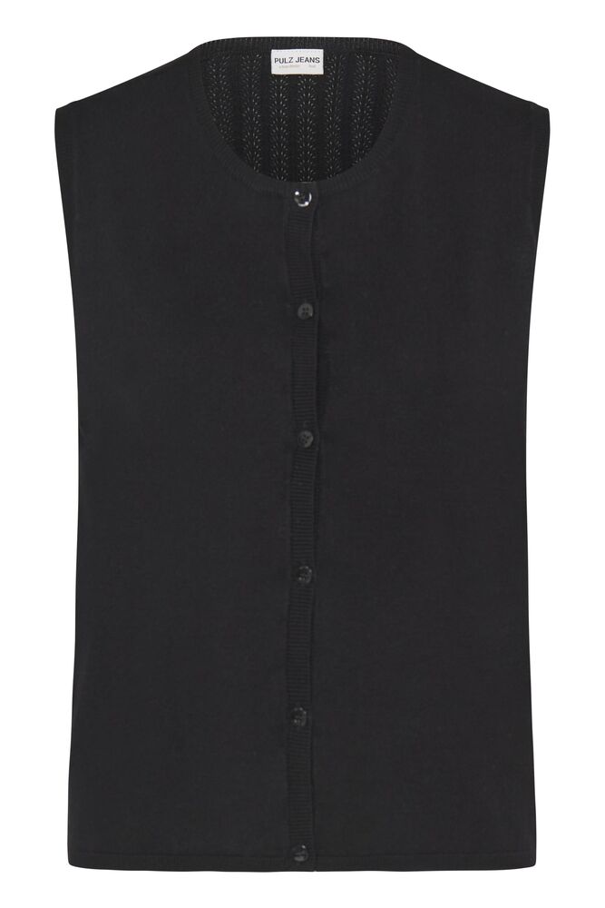 PZSARA KNIT TOP black pulz jeans zwart