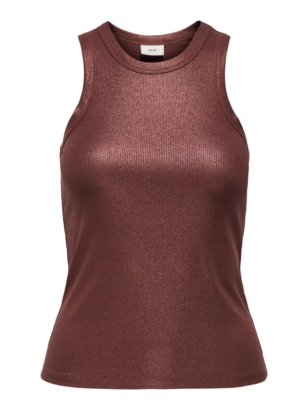 JDYSOFIA S/L GLITTER TANK TOP JRS mouwloze top glitter