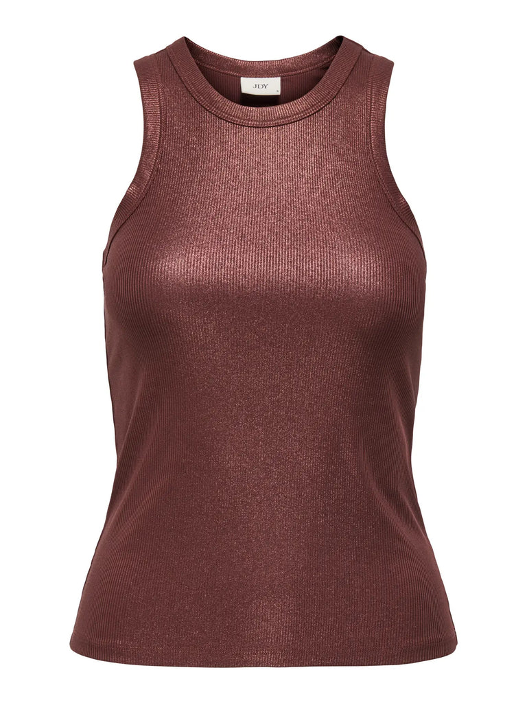 JDYSOFIA S/L GLITTER TANK TOP JRS mouwloze top glitter