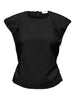 JDYTINA S/L FITTED OPEN BACK TOP WVN black zwart